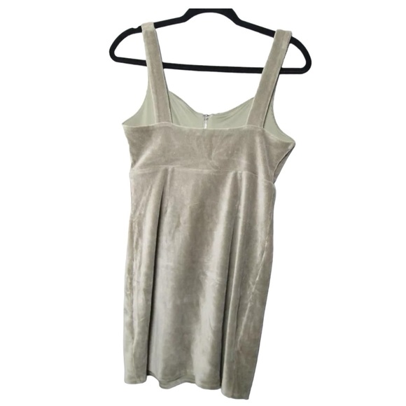 NWT! 90s style Wild Fable Dress woman’s Medium green ribbed corduroy style - Picture 2 of 5